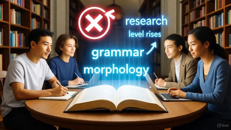 القواعد النحوية والصرفية في الكتابة الأكاديمية